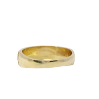 14KT Gold Ring Women's Band Triple Row of Round White CZ Stones
