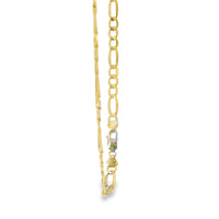 14KT Gold Chain Hollow Figaro 5mm