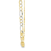 14KT Gold Chain Solid Figaro 5mm