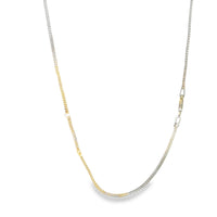 14KT Gold Chain Hollow Flat Franco 2mm