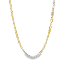 14KT Gold Chain Hollow Box Franco 3mm