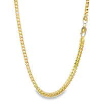 14KT Gold Chain Hollow Box Franco 5mm