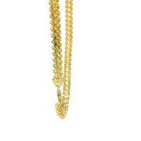 14KT Gold Chain Solid Box Franco 6mm