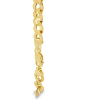 14KT Gold Chain Hollow Curb 13mm