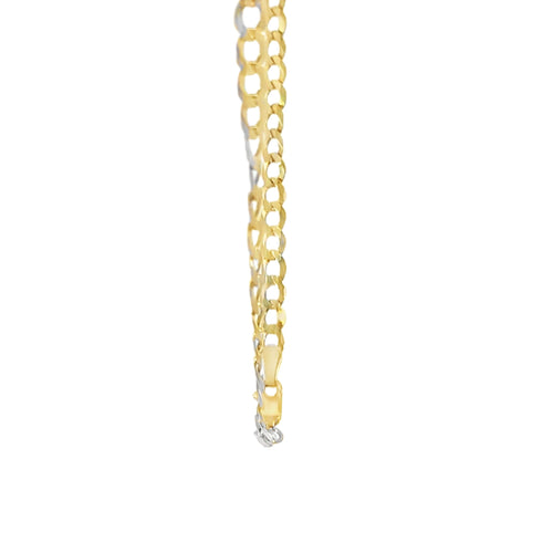 14KT Gold Chain Solid Curb 5mm