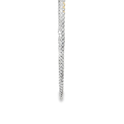 14KT Gold Chain Solid White Gold Rolo 2mm