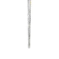 14KT Gold Chain Hollow White Gold Rolo 2mm