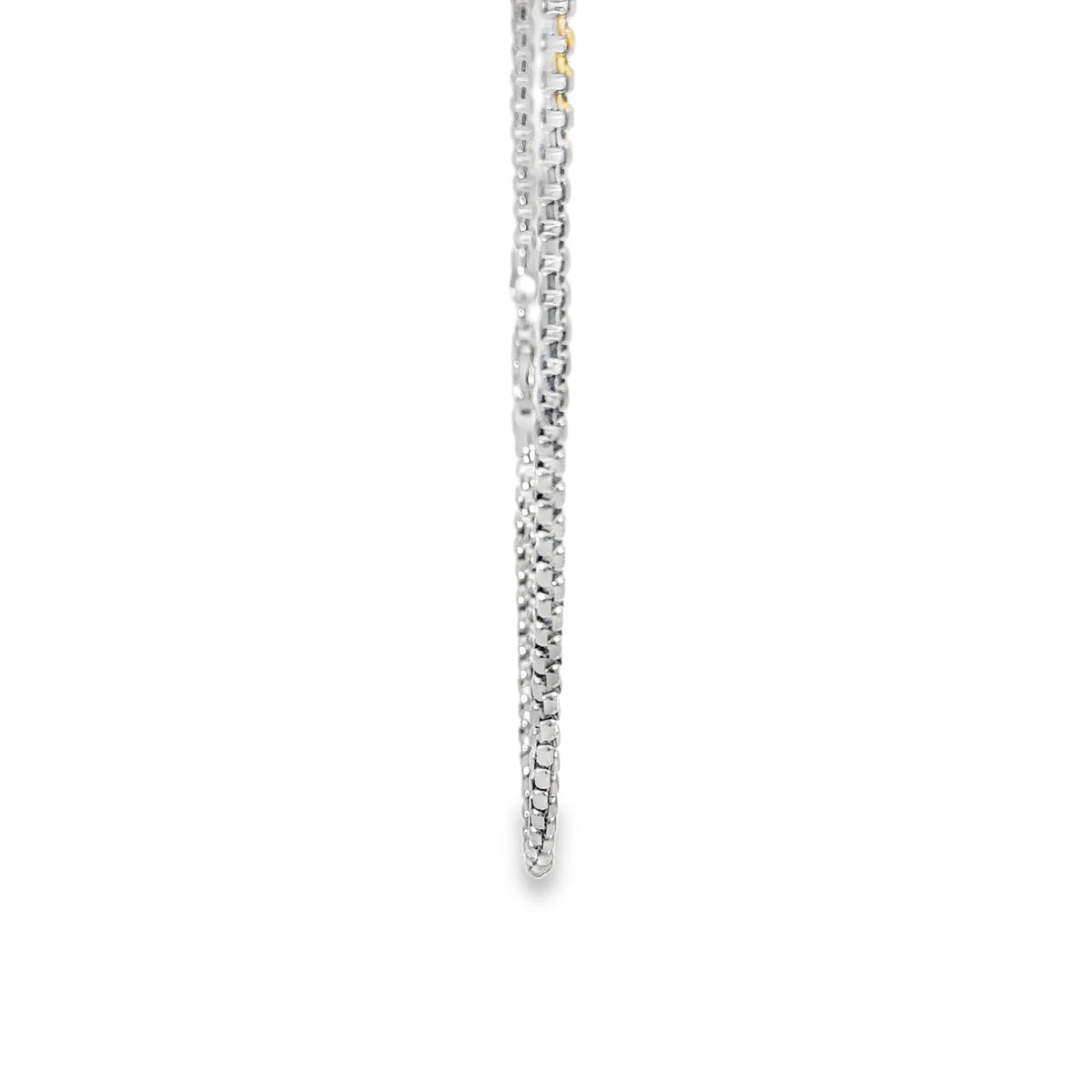 14KT Gold Chain Solid White Gold Rolo 2mm