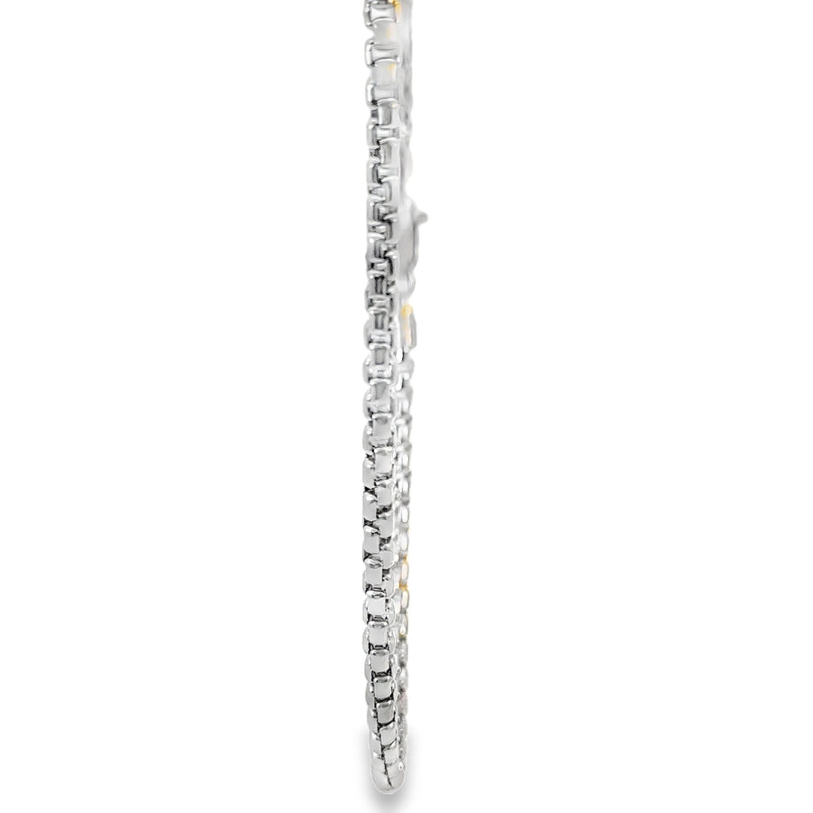 14KT Gold Chain Solid White Gold Rolo 3.5mm