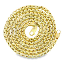 14KT Gold Chain Solid Rolo 6mm