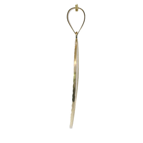 14KT Gold Charm Extra Large Myan Calander Coin with Diamond Cut Edge and Plain Bell