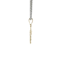 14KT Gold Charm Extra Small Angel with Plain Bell