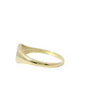 14KT Gold Ring Women's Flat Round White CZ Stone Cluster Center and Plain Band