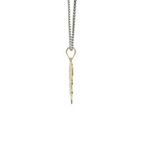 14KT Gold Charm Jumbo Betty Boop "Blow a Kiss" with Plain Bell