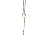 14KT Gold Charm Large Betty Boop Full Body with Diamond Cut Hair and Plain Bell