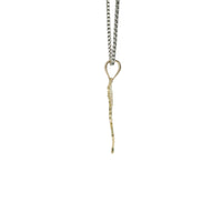14KT Gold Charm Large Betty Boop Full Body with Diamond Cut Hair and Plain Bell