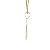 14KT Gold Charm Medium Oval St Benedict Coin with Plain Bell