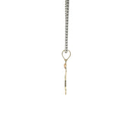 14KT Gold Charm Mini Tri Tone Boy with Plain Bell