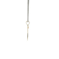 14KT Gold Charm Mini Tri Tone Boy with Plain Bell
