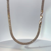 14KT Gold Chain Rose Gold Ice 4mm