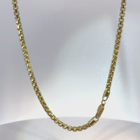 14KT Gold Chain Hollow Rolo 3.5mm