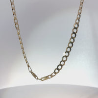 14KT Gold Chain Solid Curb 5mm